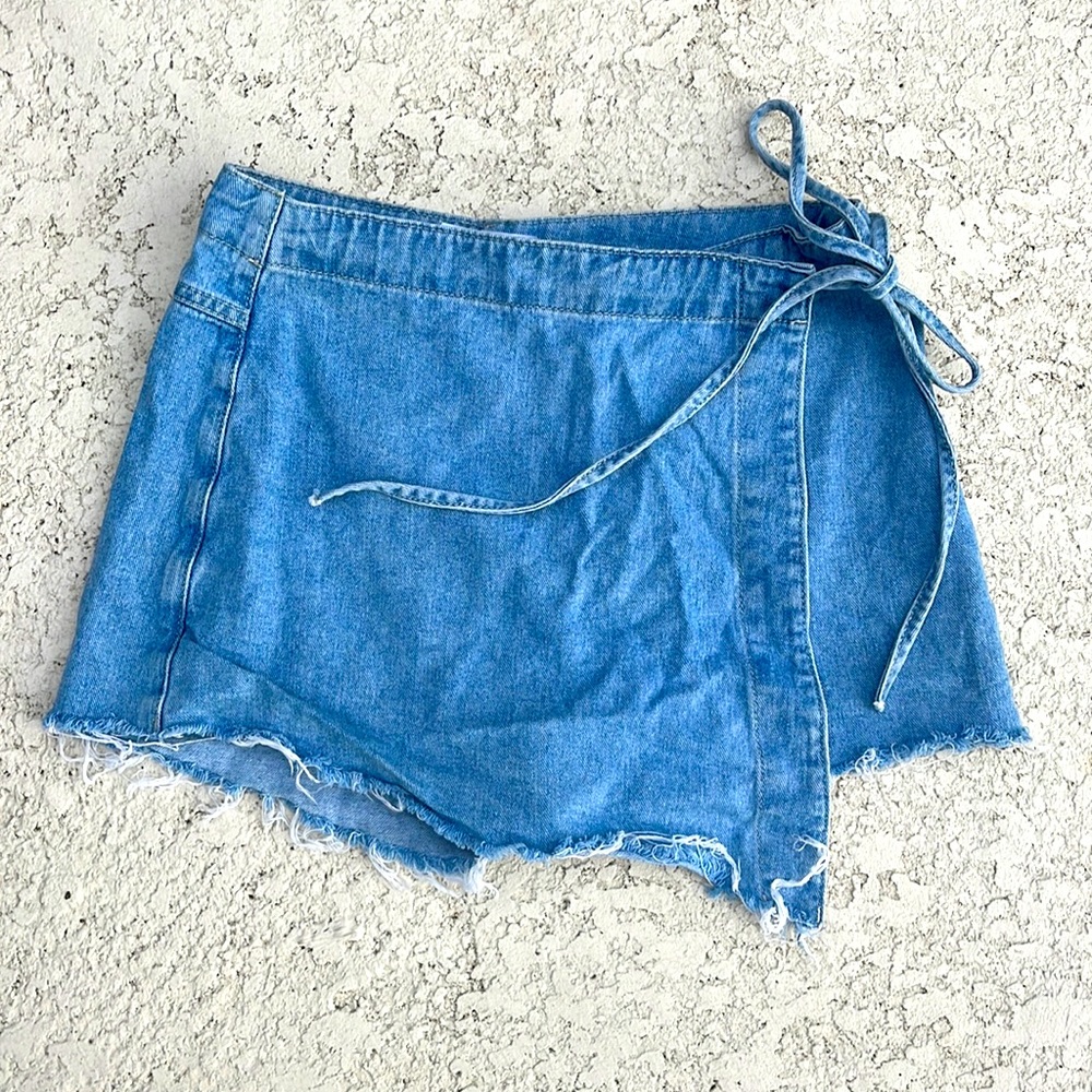 Bershka Denim Skort